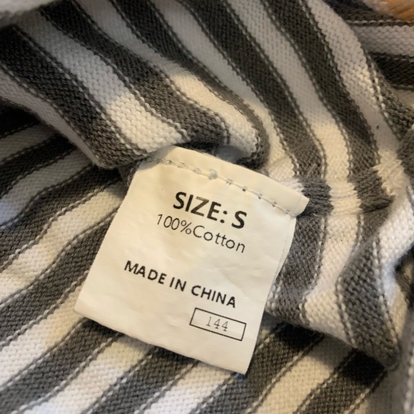 DOKOTOO Striped Cotton Sweater - Size S - Picture 3 of 6